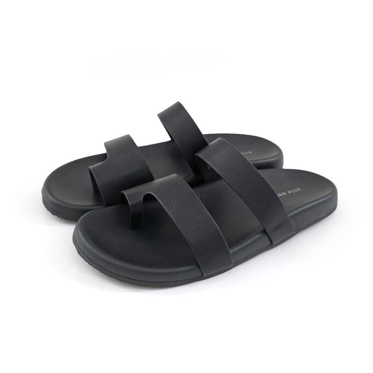 ブラック | サンダル オープントゥ ママコーデ | AmiAmi