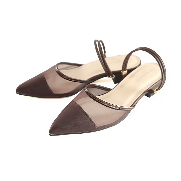 ダークココア | 2WAY アンクル ストラップ サンダル | AmiAmi