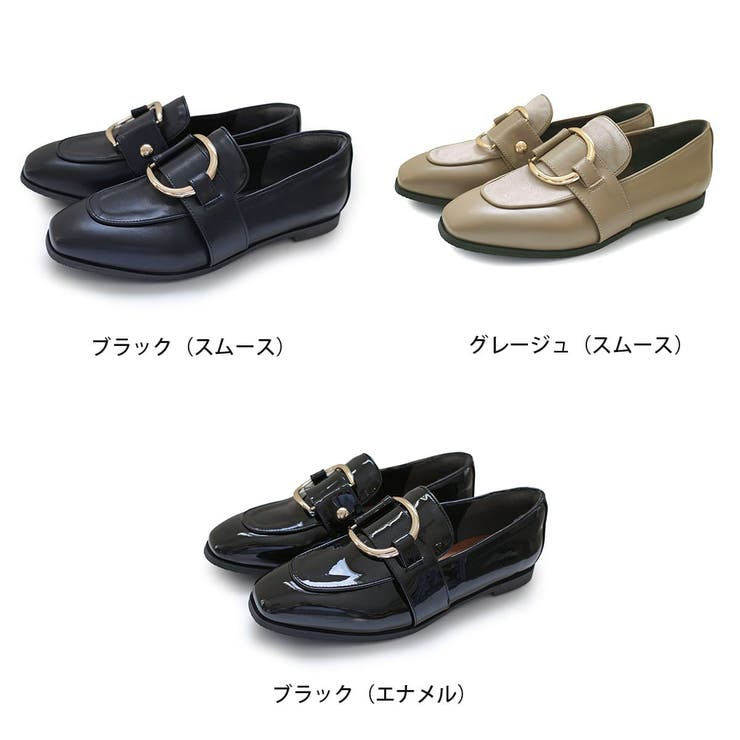 メタルバックル ローファー レディース | AmiAmi | 詳細画像2 