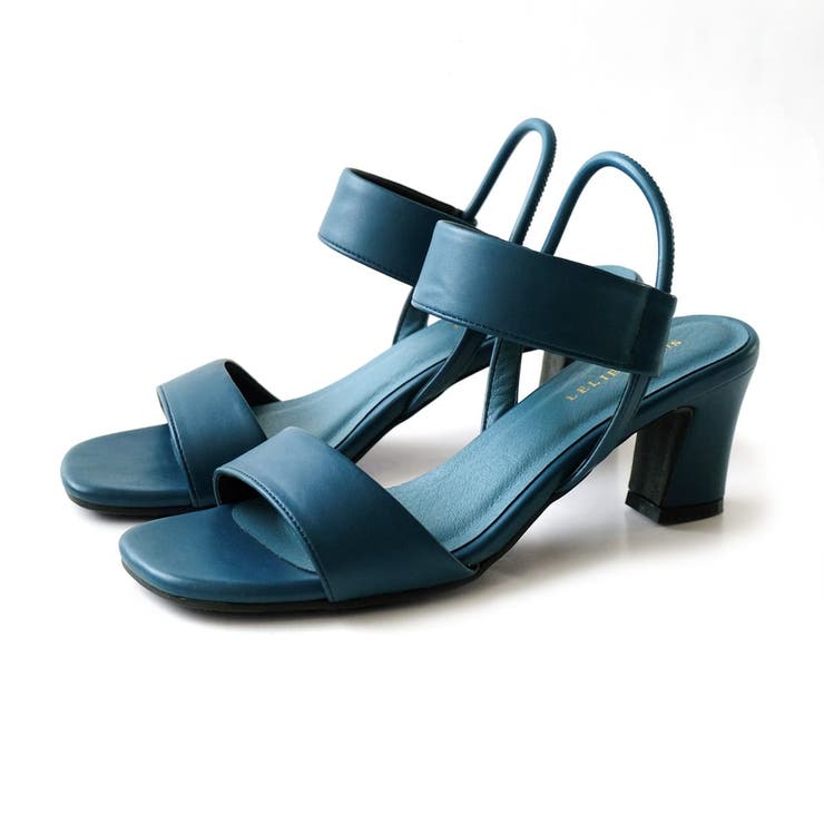 コバルト(スムース) | ゴム ストラップ サンダル レディース | AmiAmi