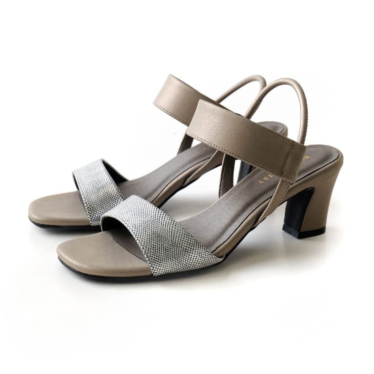 シルバーグレー(スムース) | ゴム ストラップ サンダル レディース | AmiAmi