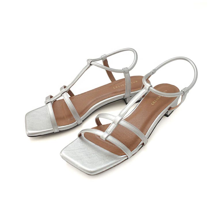 シルバー(スムース) | 秒で履ける サンダル レディース | AmiAmi