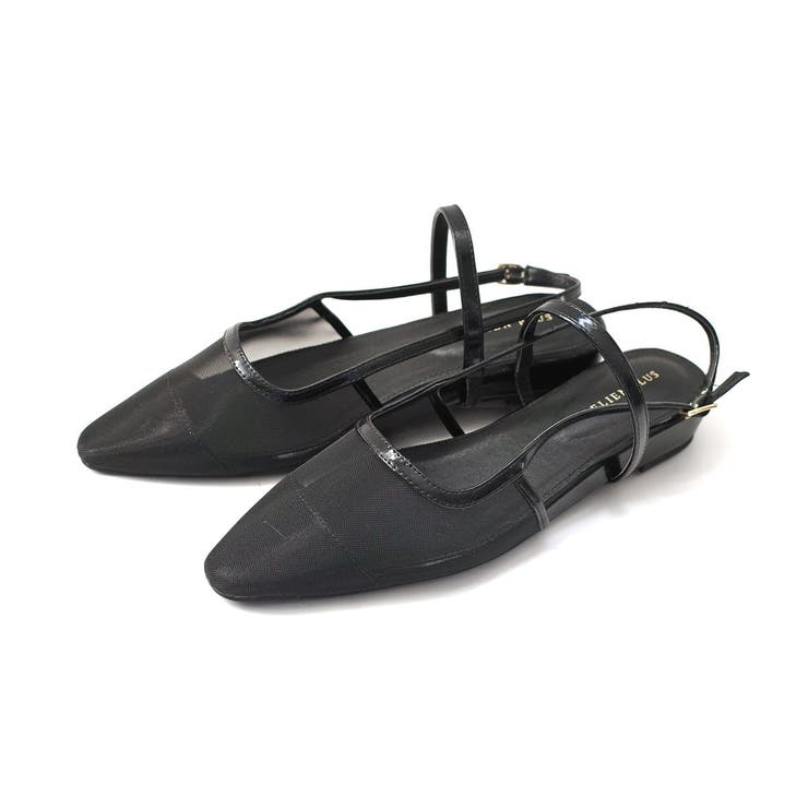 ブラック(チュール) | ウェッジヒール パンプス レディース | AmiAmi