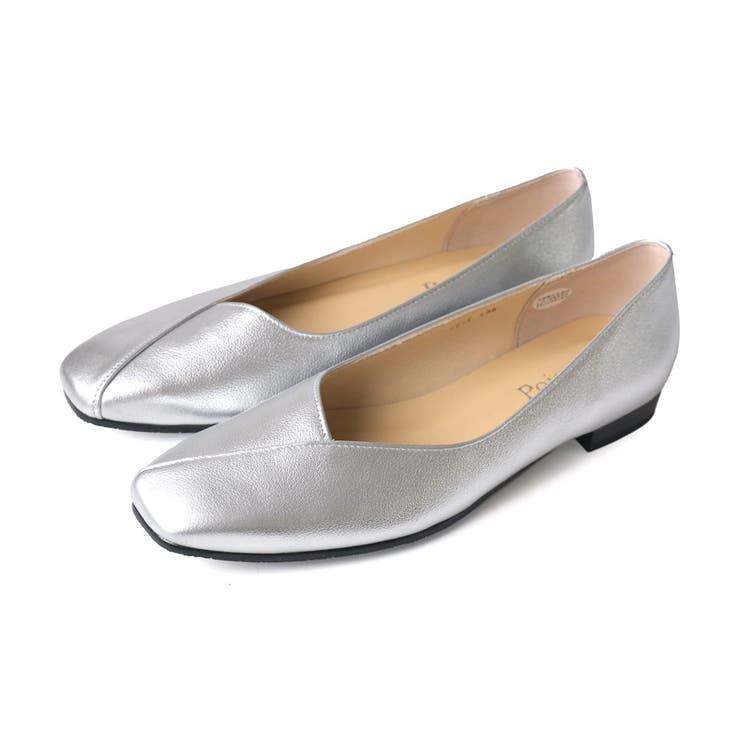 シルバー | 日本製 本革 パンプス レディース | AmiAmi