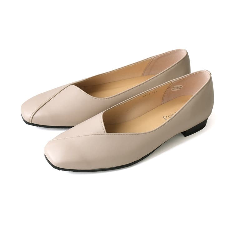 トープ | 日本製 本革 パンプス レディース | AmiAmi