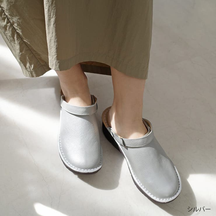 本革 ウェッジソール サボ サンダル レディース | AmiAmi | 詳細画像3 