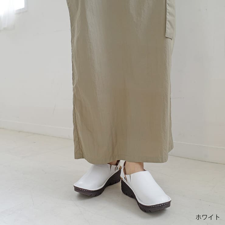 本革 ウェッジソール サボ サンダル レディース | AmiAmi | 詳細画像10 