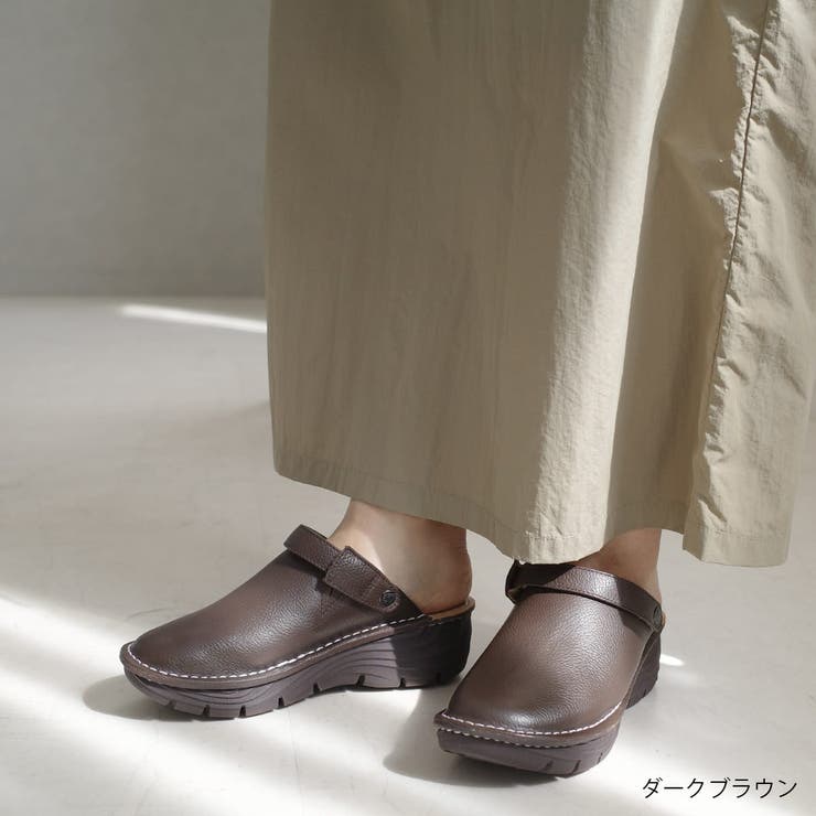 本革 ウェッジソール サボ サンダル レディース | AmiAmi | 詳細画像12 