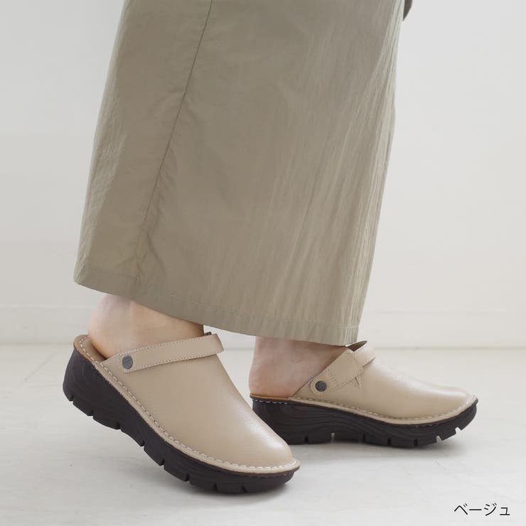 本革 ウェッジソール サボ サンダル レディース | AmiAmi | 詳細画像15 