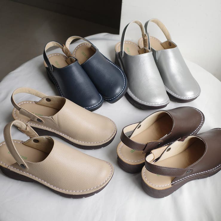 本革 ウェッジソール サボ サンダル レディース | AmiAmi | 詳細画像17 