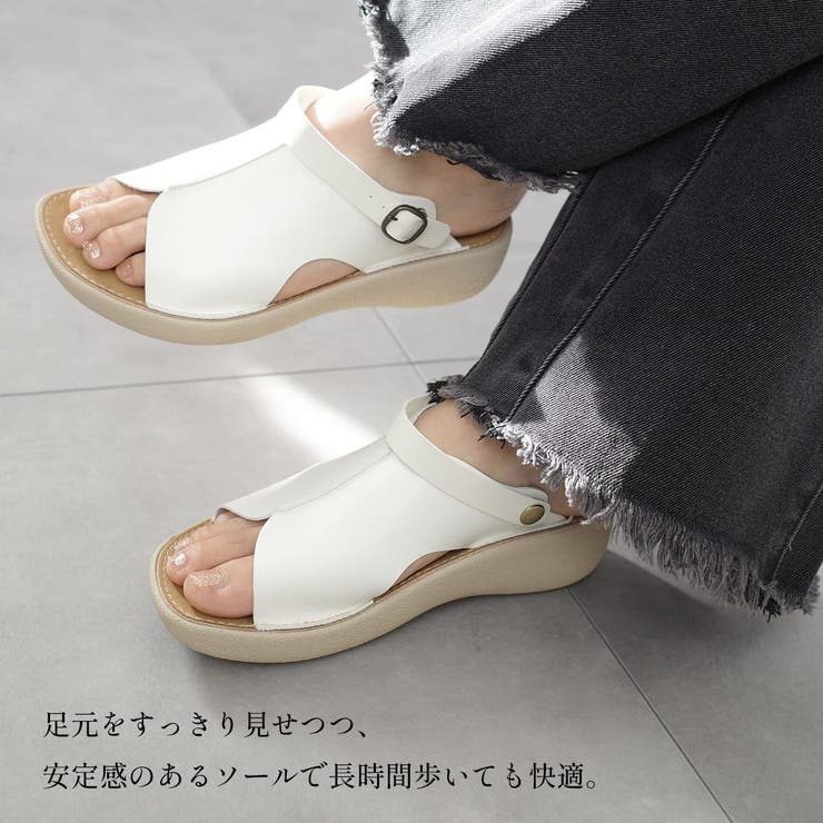 2WAY ベルト サンダル レディース | AmiAmi | 詳細画像4 