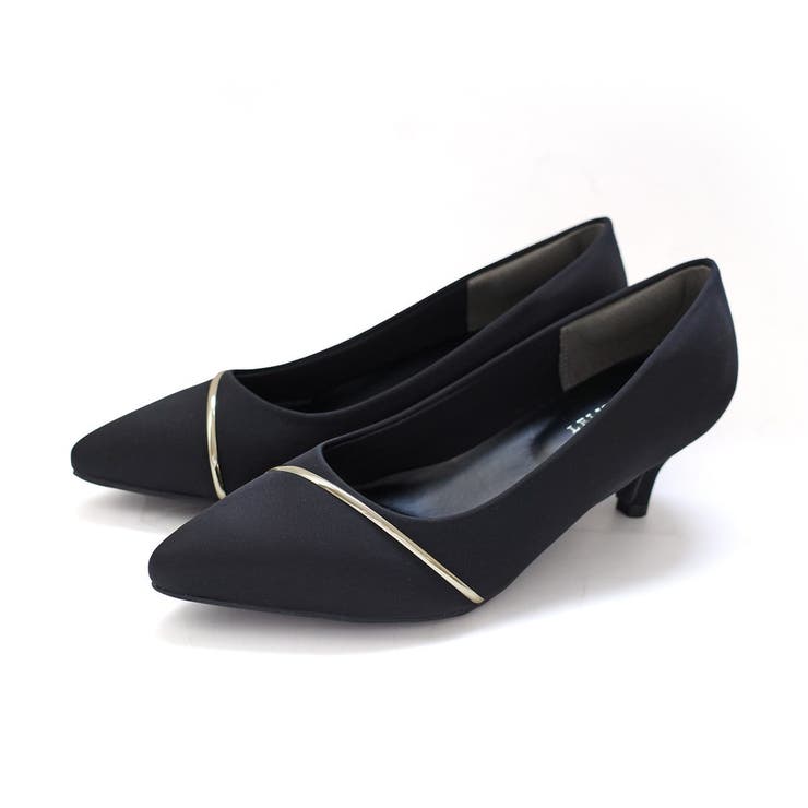 ブラック(サテン) | フォーマル パンプス レディース | AmiAmi