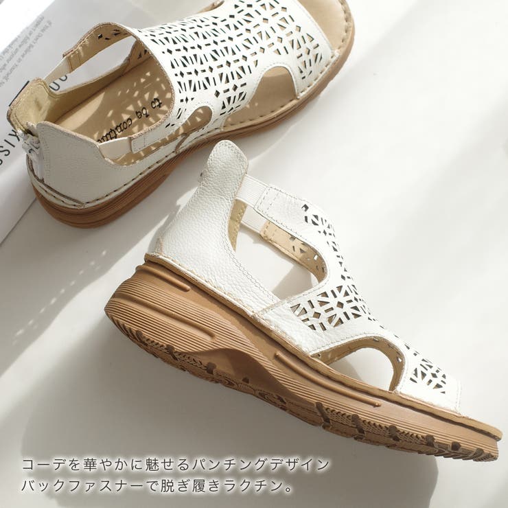 牛革 サンダル レディース | AmiAmi | 詳細画像6 