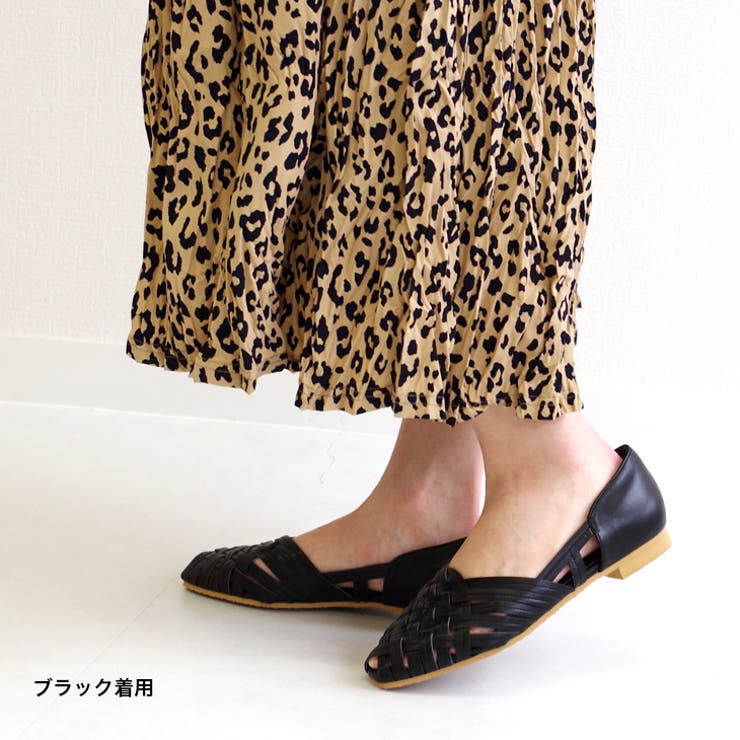 【美品】ローヒール パンプス 23cm メッシュ　MONPARIS JAPON メッシュ ローヒール パンプス レディース[品番：BNZS1684056