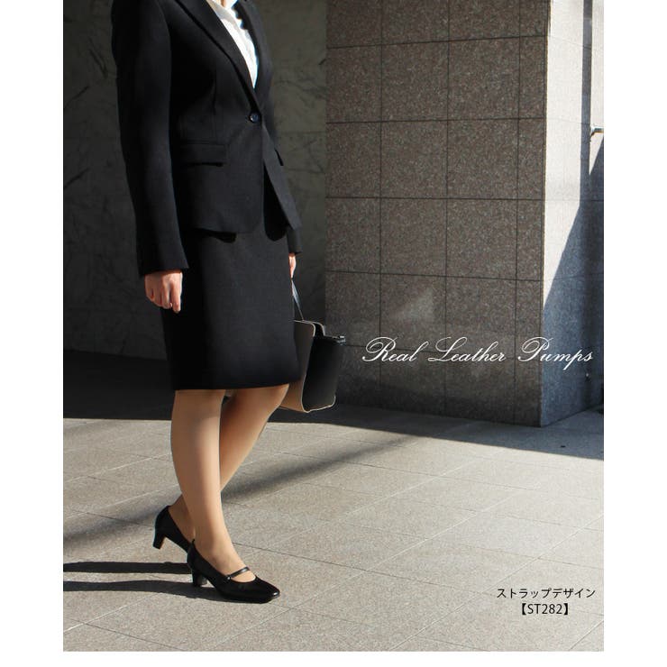 選べる本革フォーマルパンプス5 5ｃｍヒール！スクエアトゥ 痛くない | AmiAmi | 詳細画像4 