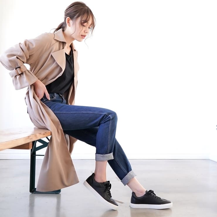 ローカットレースアップスニーカー 2センチヒール レディース | AmiAmi | 詳細画像14 