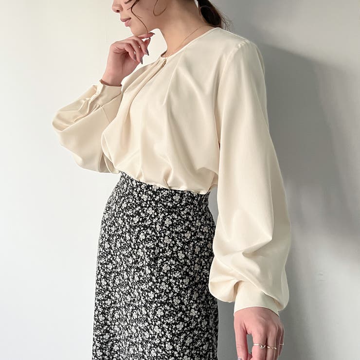 フロントタックブラウス | JUNOAH | 詳細画像8 