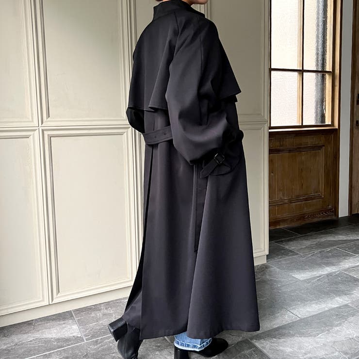 スタンドトレンチコート | JUNOAH | 詳細画像12 