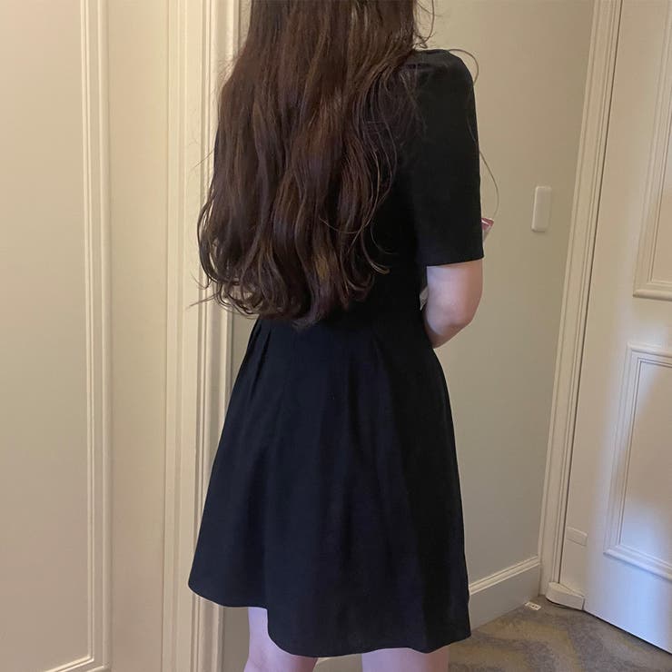 ショルダータックフレアミニワンピース | LAUIR | 詳細画像13 