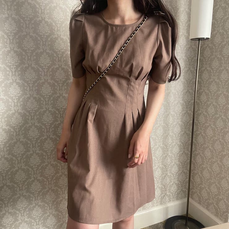 ショルダータックフレアミニワンピース | LAUIR | 詳細画像15 