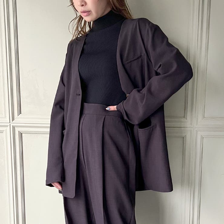 オーバーサイズジャケットセットアップ[品番：AMTW0004315