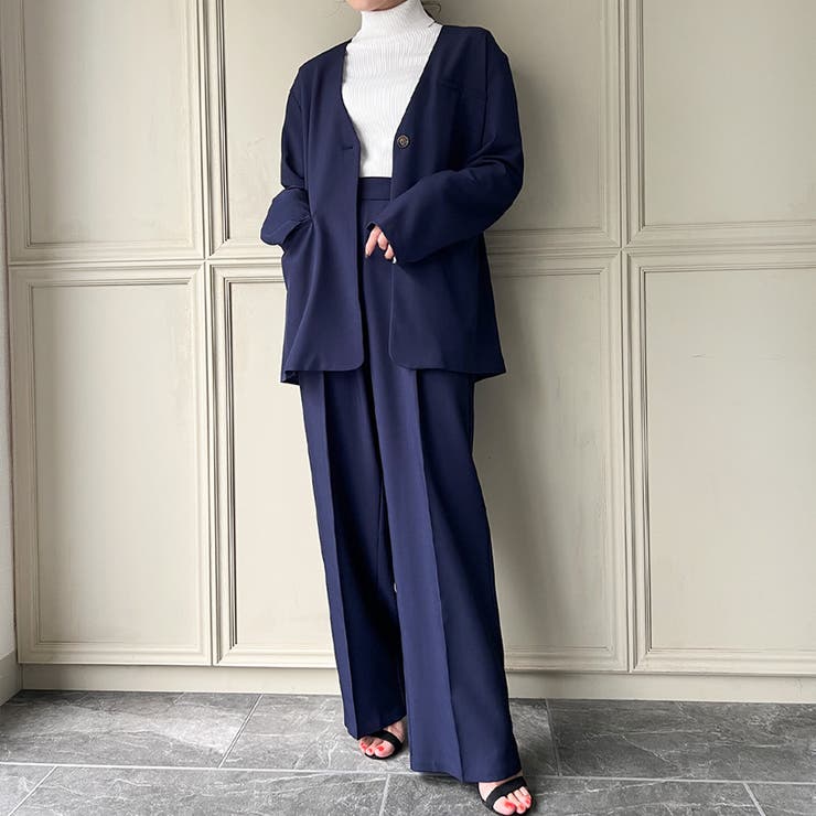 オーバーサイズジャケットセットアップ[品番：AMTW0004315]｜JUNOAH