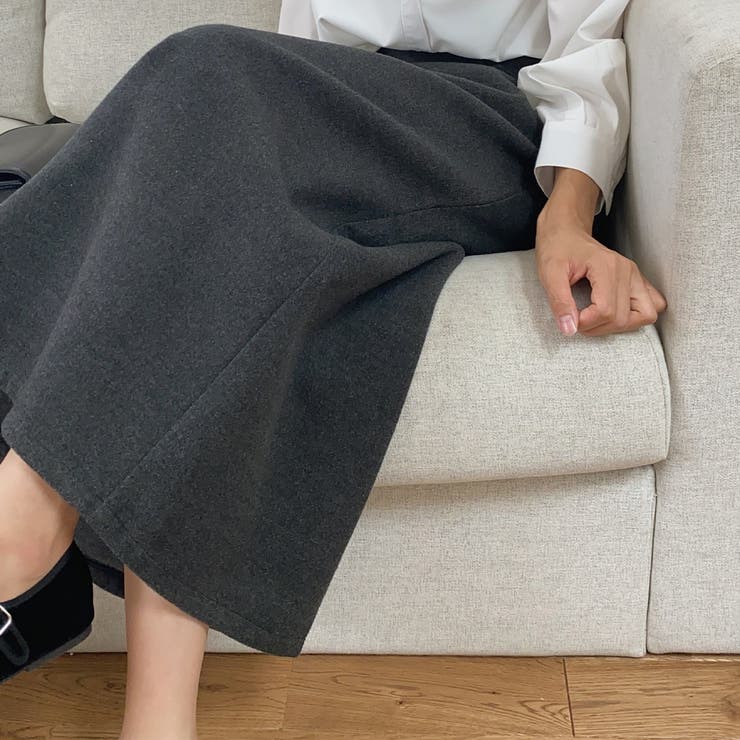 バックゴムロングペンシルスカート | LAUIR | 詳細画像4 