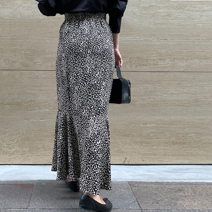 Justcavalli ジャストカヴァリ レオパード柄 マーメイドスカート