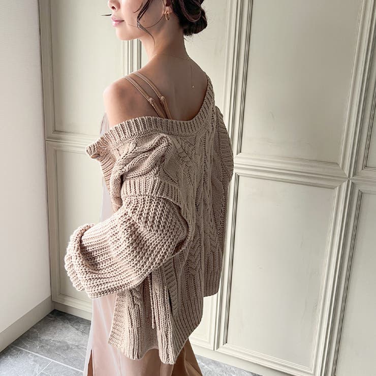 ピーチスキンIラインキャミワンピース | JUNOAH | 詳細画像14 