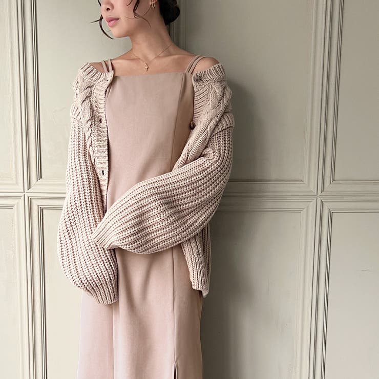 ピーチスキンIラインキャミワンピース | JUNOAH | 詳細画像15 