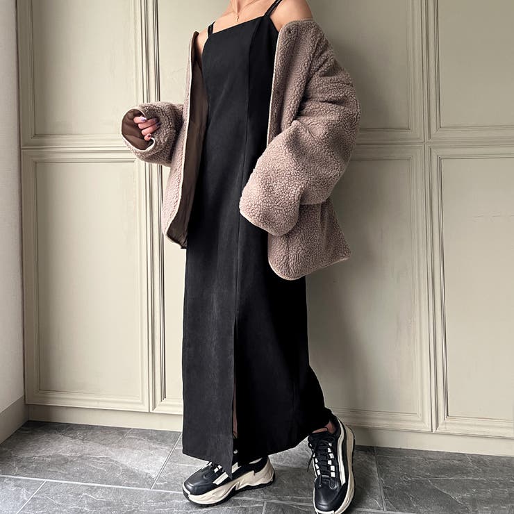 ピーチスキンIラインキャミワンピース | JUNOAH | 詳細画像6 