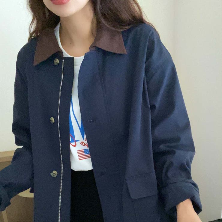 コーデュロイ襟ブルゾン[品番：AMTW0004633]｜LAUIR（ラウアー）の