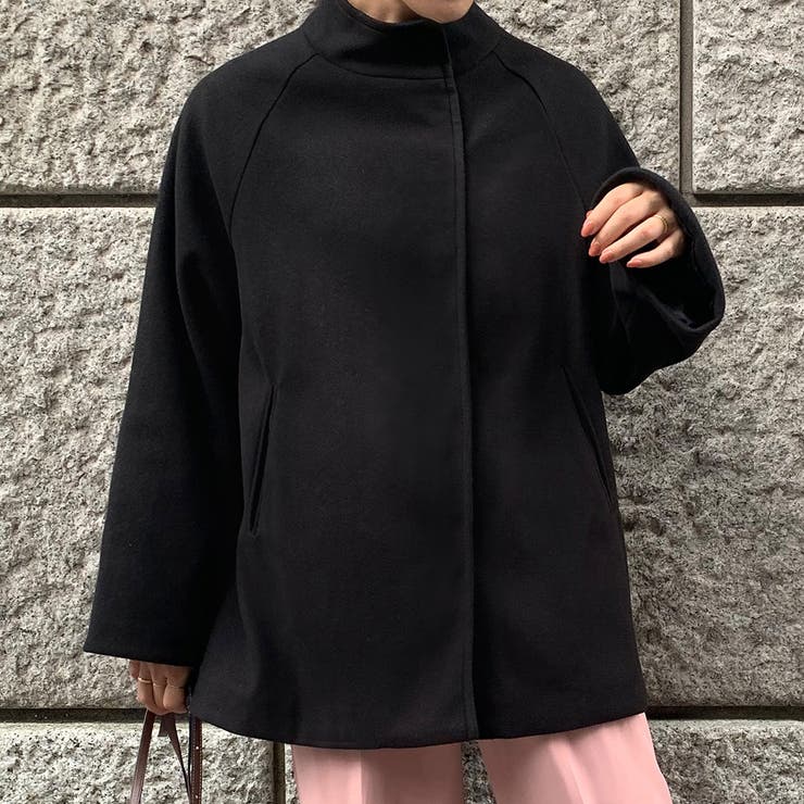 スタンドカラーショートコート[品番：AMTW0004674]｜JUNOAH（ジュノア