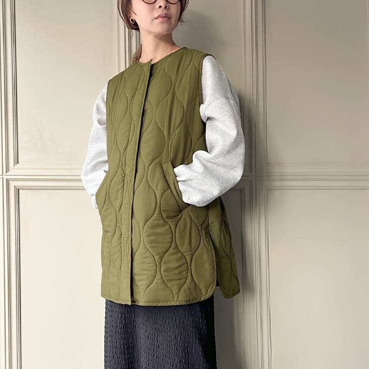 キルティングベスト[品番：AMTW0004874]｜JUNOAH（ジュノア ）の