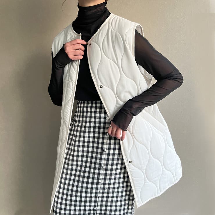キルティングベスト[品番：AMTW0004874]｜JUNOAH（ジュノア ）の