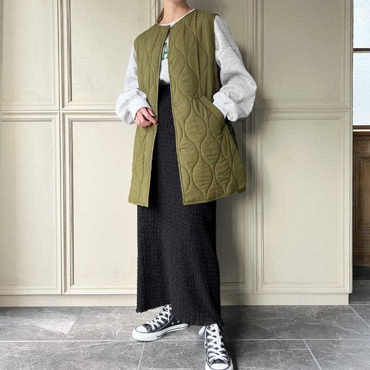 キルティングベスト[品番：AMTW0004874]｜JUNOAH（ジュノア ）の