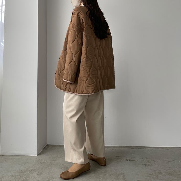 Louere 配色パイピングキルティングコート | Louere | 詳細画像20 