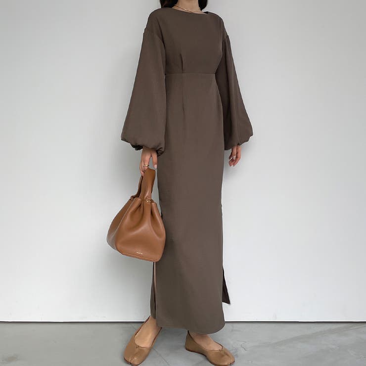 8677.RALPH LAUREN ベルト付 パフスリーブ Aライン ワンピース 8677.RALPH LAUREN ベルト付 パフスリーブ Aライン ワンピース