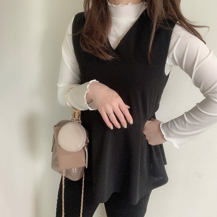 sheller ペプラムノースリーブトップス sheller】チェック ツイード ペプラムトップス トップス 秋服