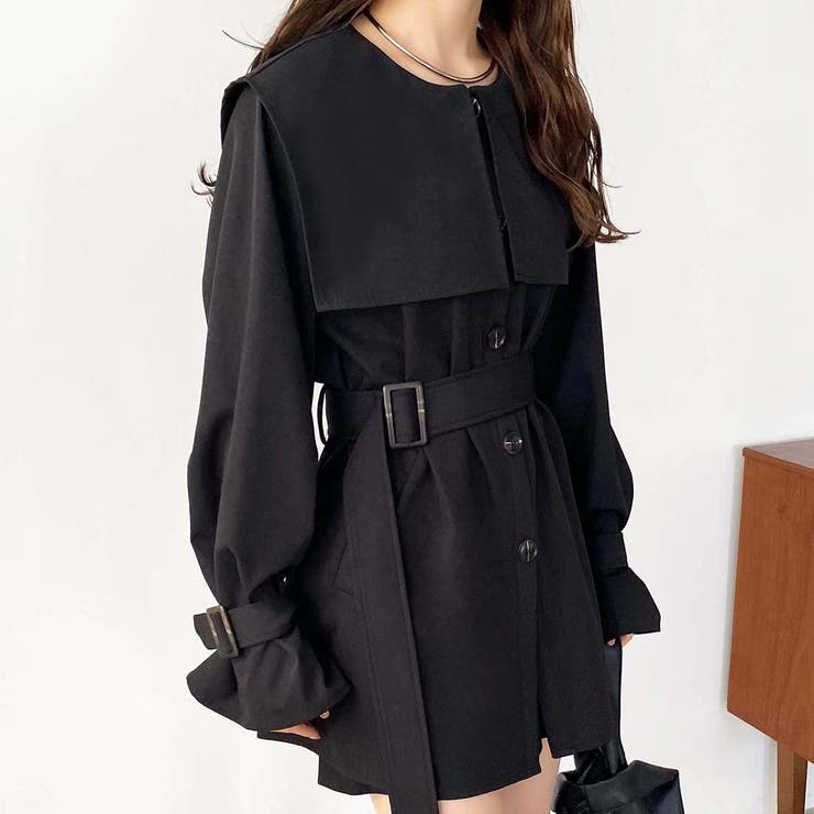 callautia セーラーカラーショートコート[品番：AMTW0005590]｜JUNOAH