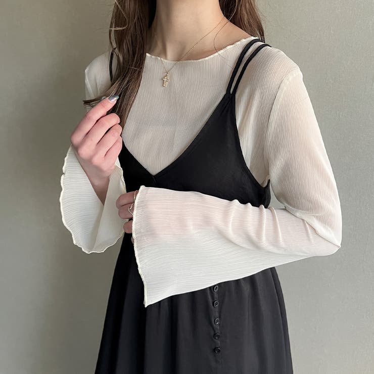 カシュクールシアーキャミワンピース[品番：AMTW0005892