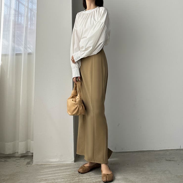 Louere ハイウエストペンシルスカート[品番：AMTW0005117