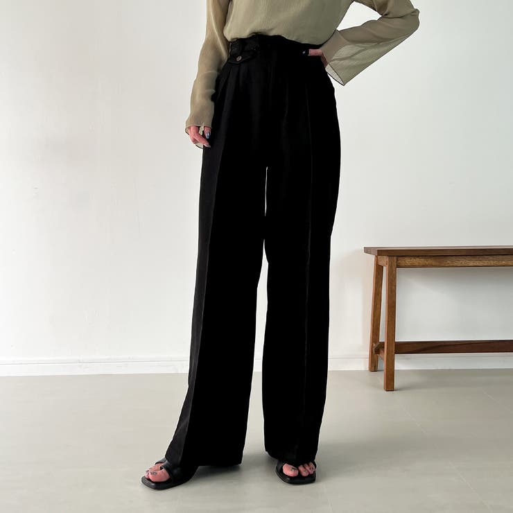 ami ブラック 8部丈スラックス 36 ami ブラック 8部丈スラックス 36