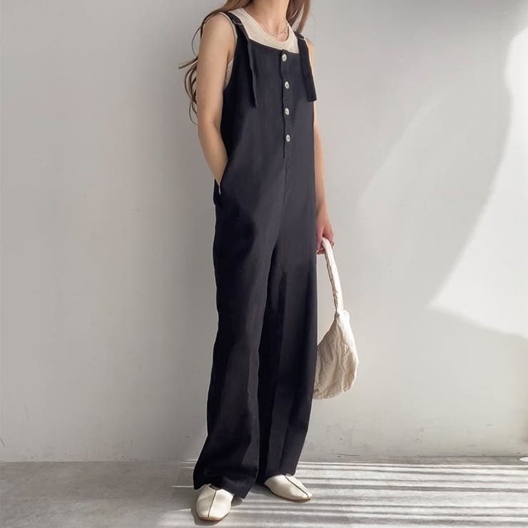 FILLOU リネン混サロペット | JUNOAH | 詳細画像2 