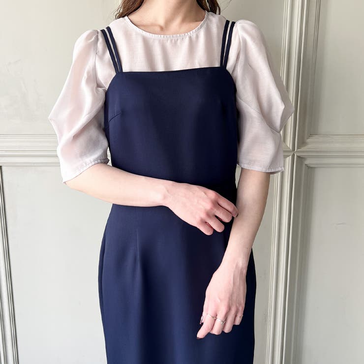 Taylor愛用ブランド♪Marin Cami Dress*キャミソールワンピース ダブルストラップマーメイドキャミワンピース[品番：AMTW0005617
