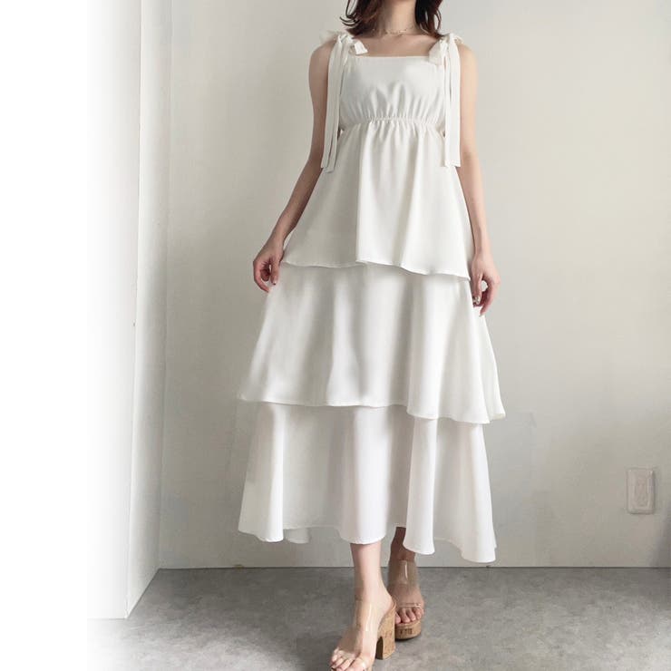 ⭐︎NAJINさま専用⭐︎【美品】メゾピアノ　リボンチュールノースリーブワンピース tsz-25mmsop02_5.jpg