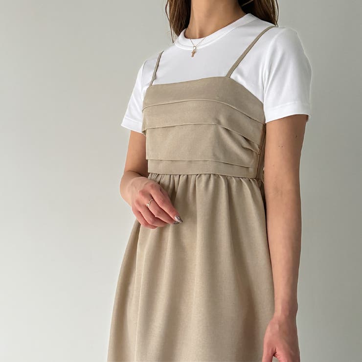 タックフレアキャミワンピース | JUNOAH | 詳細画像14