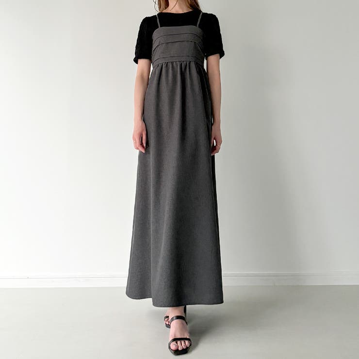 タックフレアキャミワンピース | JUNOAH | 詳細画像7