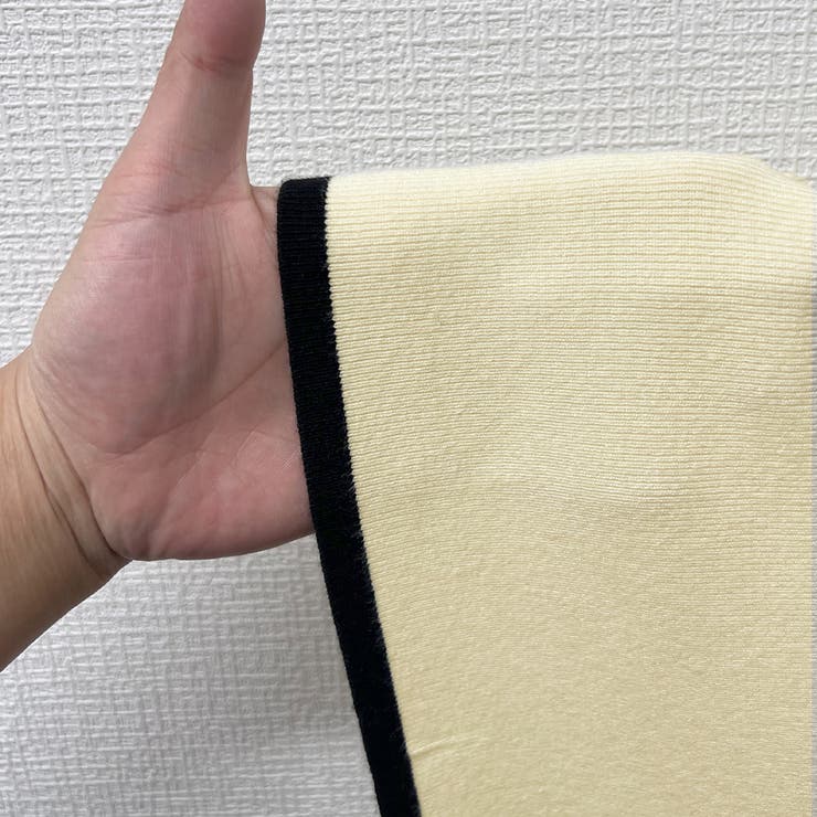 ストリングスクエアネックニットワンピース[品番：AMTW0009113