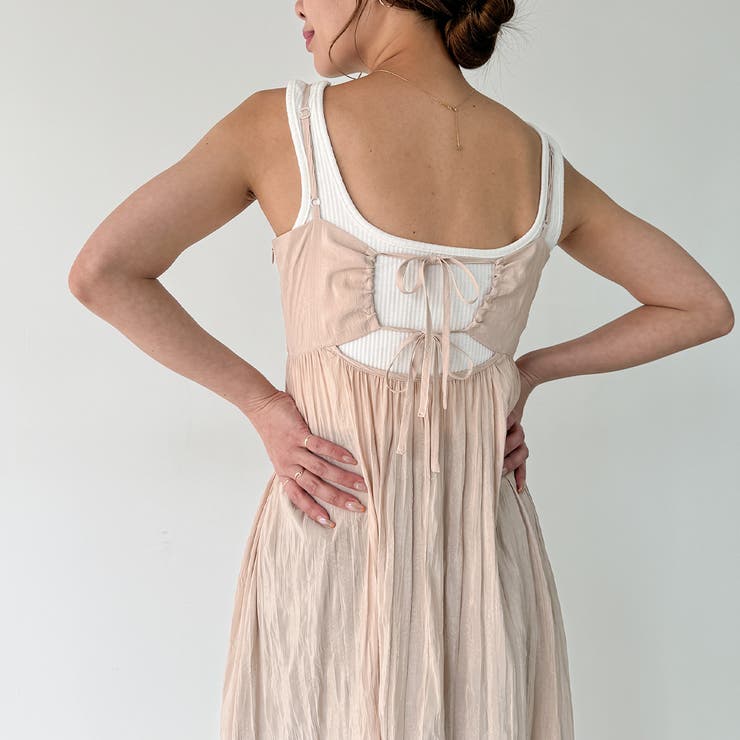 searoomlynn ☆ ブラッシュダイバックリボンワンピース searoomlynn ☆ ブラッシュダイバックリボンワンピース - メルカリ